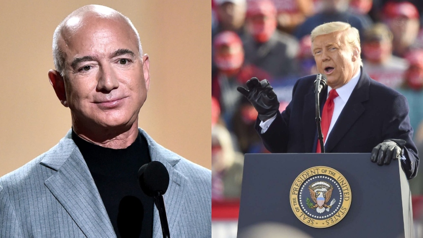 Jeff Bezos, el segundo hombre más rico del mundo, también reaccionó ante el triunfo ya confirmado este miércoles, 6 de noviembre, de Donald Trump sobre Kamala Harris, que lo convirtió en el presidente número 47 de EEUU.