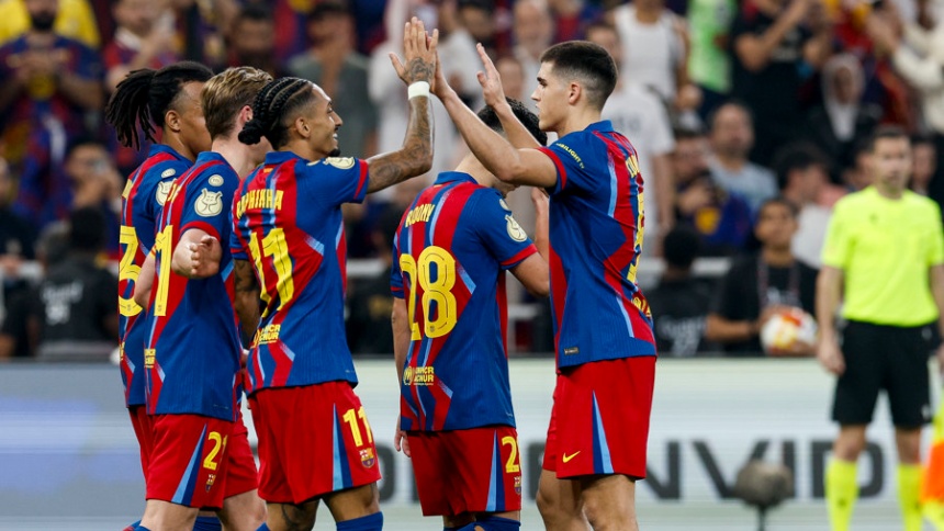 Raphinha impulsa la decimosexta Supercopa de España del Barcelona tras derrotar el Madrid